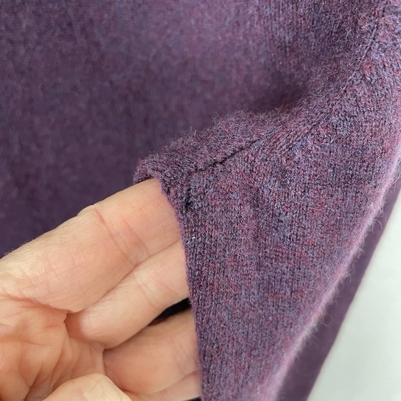 Black Brown 1826 Classic Cashmere V Neck Sweater Mens L Quiet Luxury Old Money - Picture 3 of 6